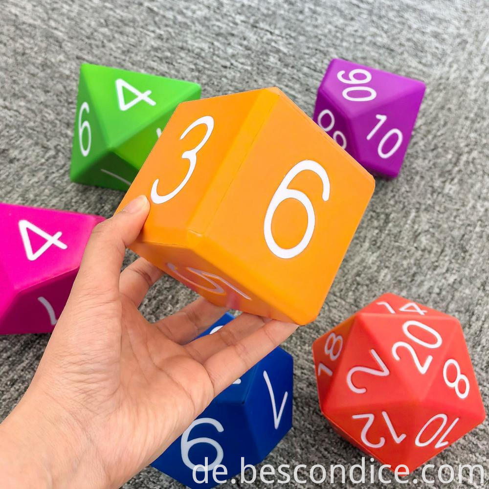 Giant Foam Polyhedral Rpg Dice Set